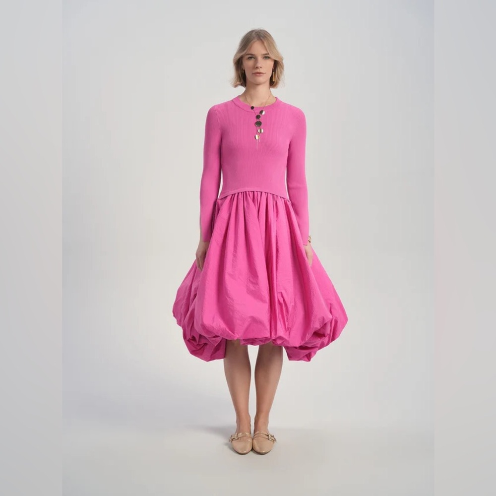 NWT Aleeza Paris Celeste Knit Bubble Dress